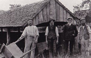 Spooner brothers, Nicholls & Boxall at Brickyard, Lodsworth Common 1905on 1905