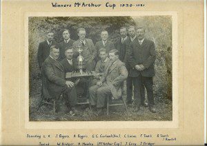 Chess Club 1920-21