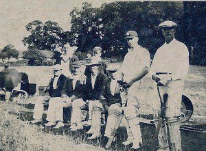 Cricket at Heath End 1930s