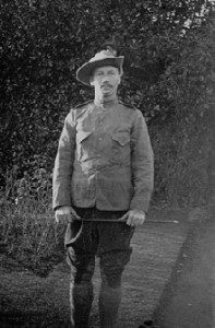 Lieut AMC Hollist in Boer War uniform