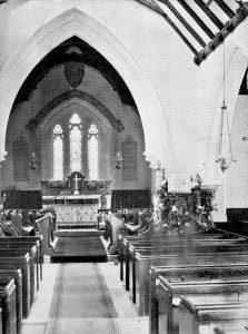 St Peter's Church interior c.1900