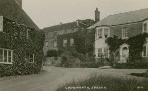 Top of Church Lane - Postcard publisher unknown