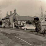 Lodsworth garage with the Morley wheelwrights shop behind 1960s