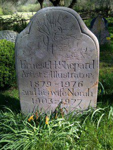 E H Shepard's grave